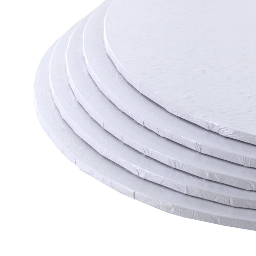 Culpitt 8" White Masonite Cake Board, Strong 2