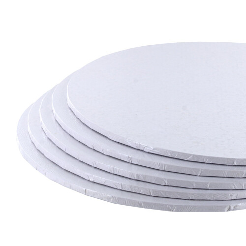 Culpitt 8" White Masonite Cake Board, Strong 1