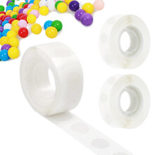 Gunwon 200pcs Balloon Glue Dots Double Sided Adhesive Dots Stickers Glue Points,Removable Balloon Sticky Dots Tape for Birthday Party Wedding Xmas De