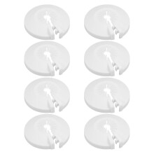 8St Witte Plastic Brandbesproeiingskop Sierkap Voor Plafonddecoratie