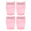 4St Plastic Roze Eyebrow Combs Met Rvs Voor Precisie En 1