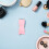 4St Plastic Roze Eyebrow Combs Met Rvs Voor Precisie En 3