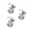 3St 3- Mengventiel Stainless Badkamer Douchekraanset 7