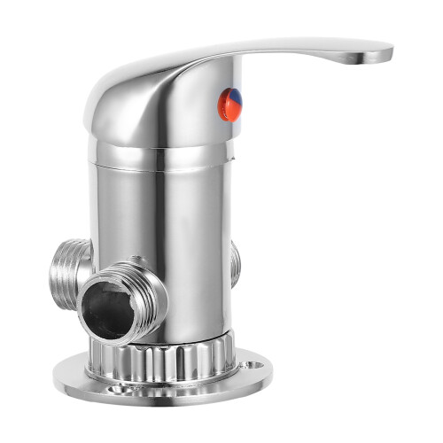 3St 3- Mengventiel Stainless Badkamer Douchekraanset 2