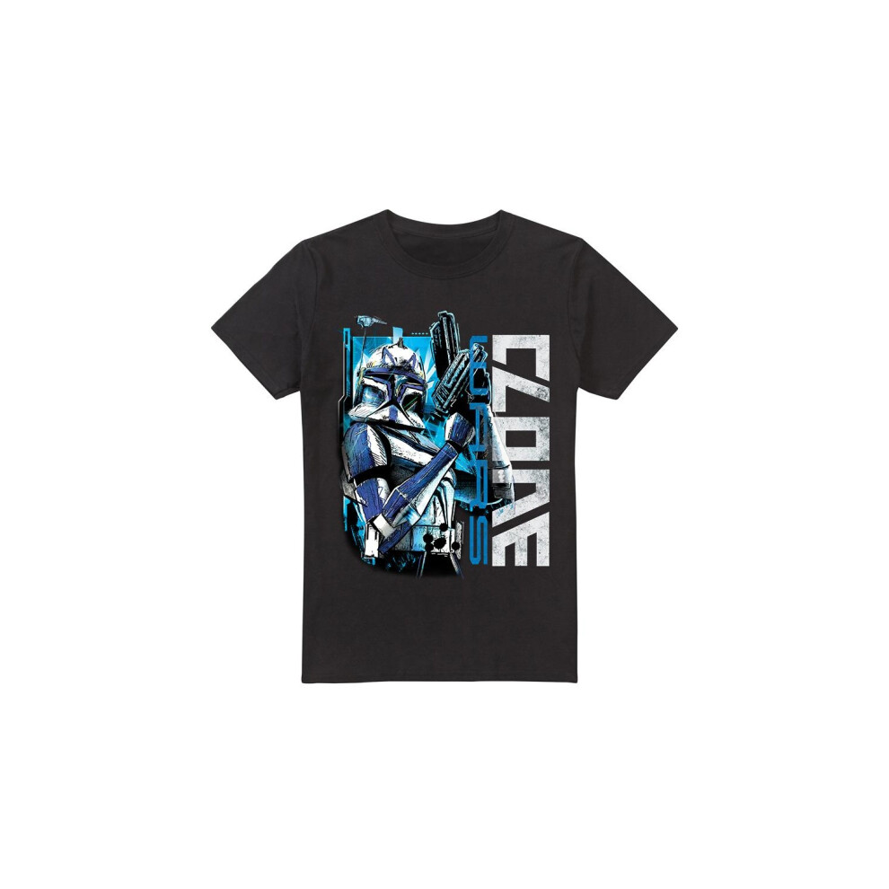 Star Wars (Xxl, ) Mens Clone Rex T-Shirt Black