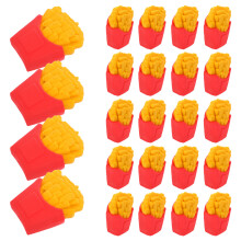 120St Tiny Gum Frietjes Multi Kleuren Tpr Voor Schoolspullen