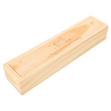 Beige Zwangerschapstest Bewaarbox Baby Aankondiging