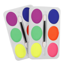 6St Veelzijdig Bodypaint Set Met Basis En Face Paint Penselen