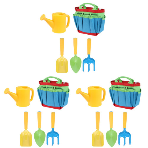 3Sets Tuinderspeelgoedset Voor Kinderen Met Gieter En Schep 1