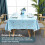 Plenmor Table Cover Wipeable Tablecloth Waterproof Plastic Wipe Clean PVC T 5