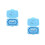 2St Baby Bewaardoos Plastic Organizer Melktanden 8