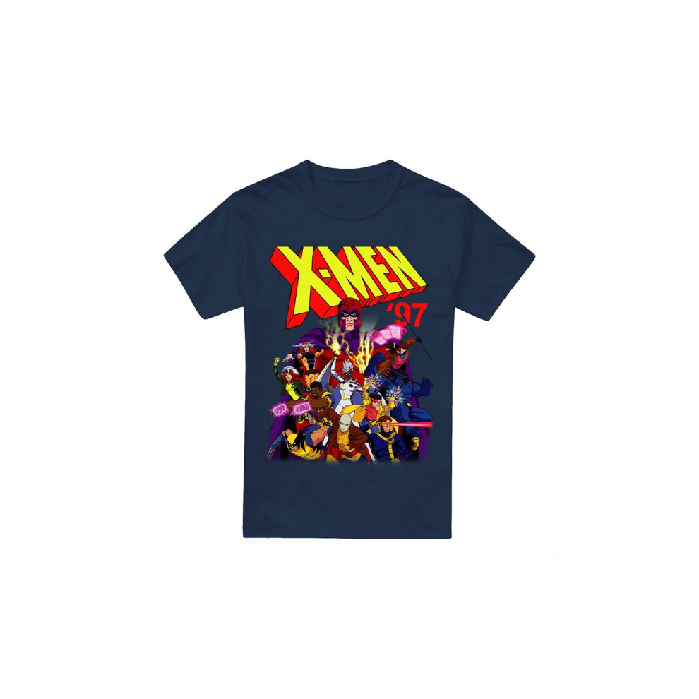 Marvel (Xxl, Navy) Mens X-Men 97 Comic T-Shirt