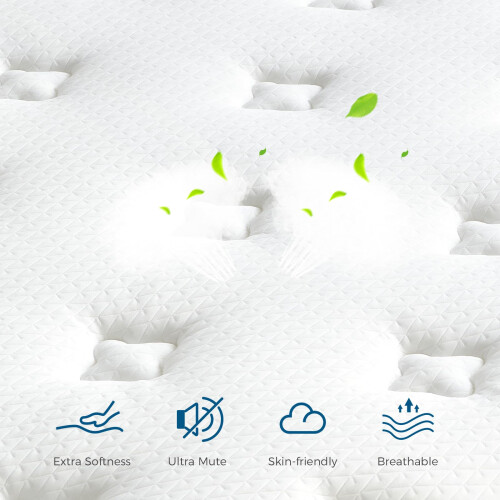 Inofia Sleep Super King Mattress Memory Foam 6FT 2