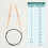 KnitPro Basix Beech Fixed Circular Needles 16" (40cm) | 4.50mm 4