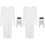 2Sets Wit Polyester Speciale Gelegenheden 4