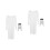 2Sets Wit Polyester Speciale Gelegenheden 6