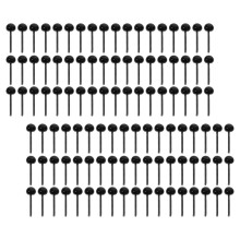 150St Zwarte Plastic Veiligheidsoogjes Voor DIY Knuffels En Poppen