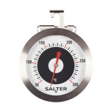 Salter Oven Thermometer - Stainless Steel Dial, Food Baking, Temperature Gauge 50 – 300C, For Home/Kitchen, Hang or Stand in Oven, Instant Read, A