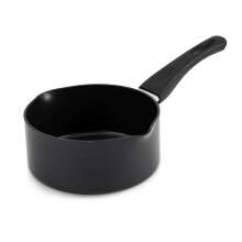Induction Base Saucepan Nonstick Sauce Pot for Induction, Gas and Electric Hobs, Non Stick Milk pan with Pour Spout (16cm)