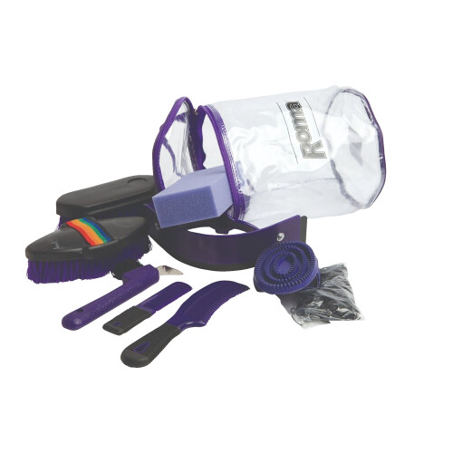 Roma (One Size, Purple) Roma 9 Piece Cylinder Grooming Kit
