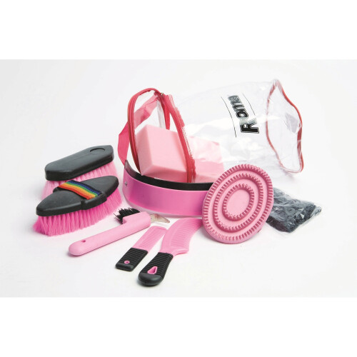 Roma (One Size, Pink) Roma 9 Piece Cylinder Grooming Kit