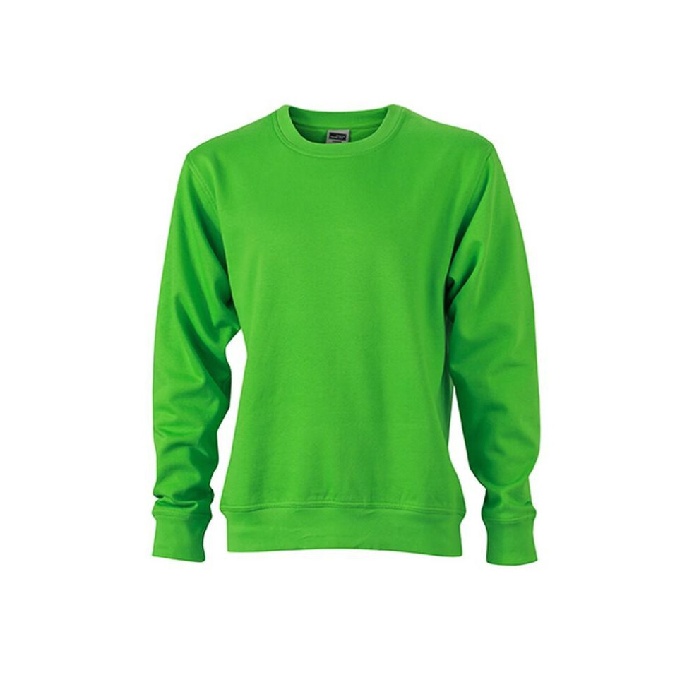 (5Xl, Lime Green) James And Nicholson Unisex Workwear Sweatshirt 5059000533914
