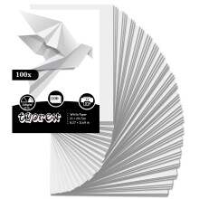 100 Sheets White Paper, A4 120gsm Card Smooth Thick Craft Paper, Perfect for Arts,Crafts and Printing, 21 x 29.7cm
