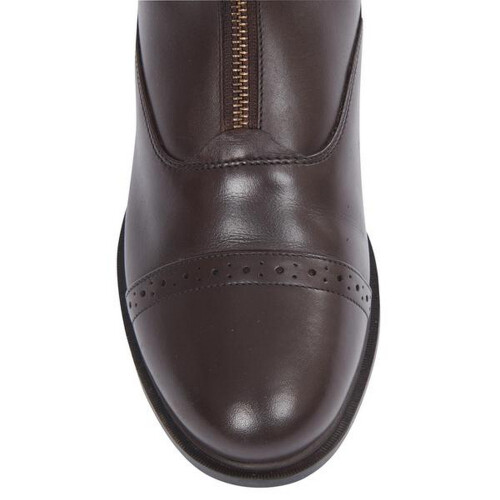 Dublin (8 UK, Brown) Dublin Evolution Adults Zip Front Leather Paddock Boots 2