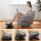 HUANUO Adjustable Under Desk Footrest 3
