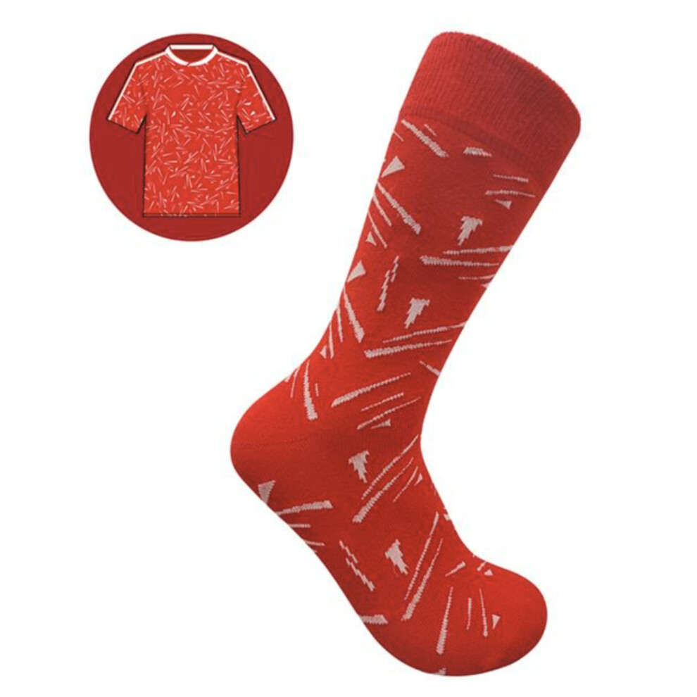 Liverpool Fc Mens Sicsock Retro Socks Red
