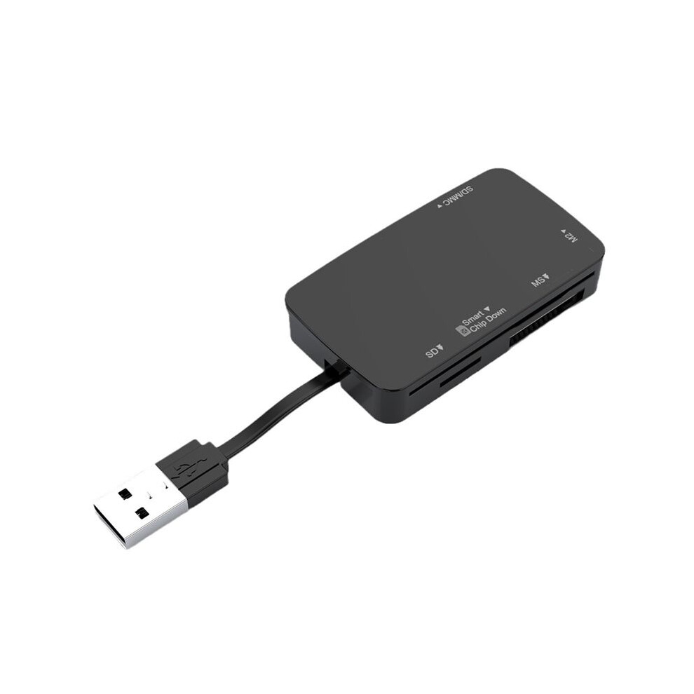 6 In 1 Usb 2.0 Card Reader 480Mbps Speed Memory Card Reader/Adapter/Hub 480Mbps Support Card Tf Ms M2 /Mmc 6032234197106