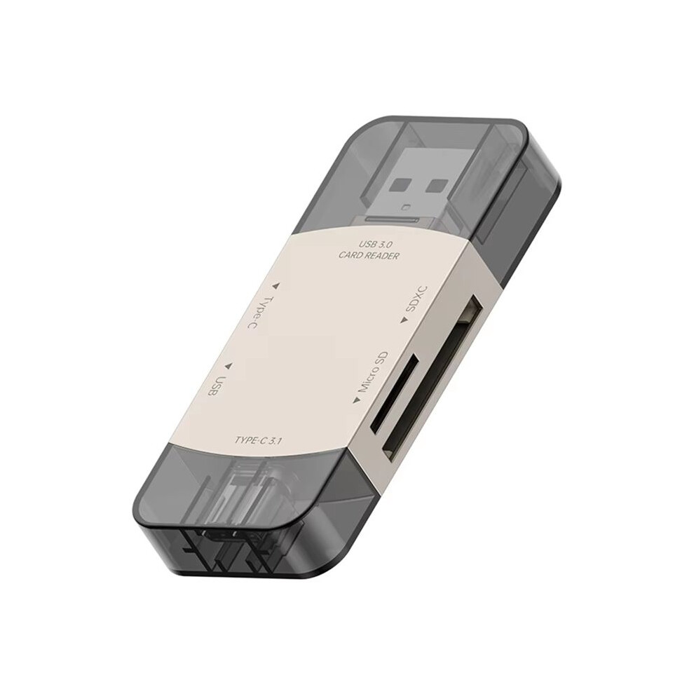 6In1 Otg Card Reader Type-C 3.1 To Usb Adapter Usb 3.0 Tf Card Usb Flash Drive Card Reader For Phone Computer B 6032489032016