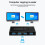 2 Inputs 4 Outputs USB  Adapter USB Shared Switcher for PC Laptop Keyboard Mouse Printer USB  Controller 3.0 5