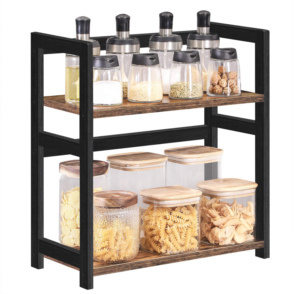Songmics Spice Rack Ofs046b01 - 2 Tier Storage Rack
