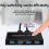 2 Inputs 4 Outputs USB  Adapter USB Shared Switcher for PC Laptop Keyboard Mouse Printer USB  Controller 3.0 6