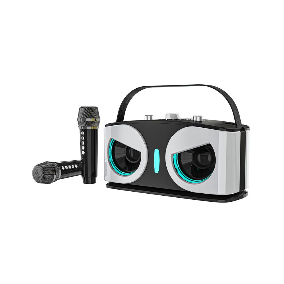 Sd306plus Owl Speaker Powerful Portable With Dual Mics Hifi Sound Ideal For Karaoke And Outdoor Parties A 4711970073562