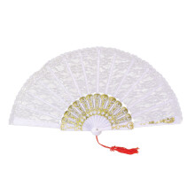 (One Size, White) Bristol Novelty Lace Fan