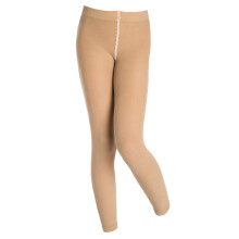 (9-11 Years, Tan) Silky Girls Dance Footless Ballet Tights (1 Pair)