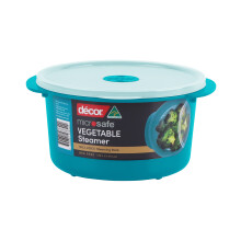 Décor Microsafe Vegetable Steamer designed for quick microwave heating and cooking. Steam meat, fish and vegetables in minutes Dishwasher & Freezer S