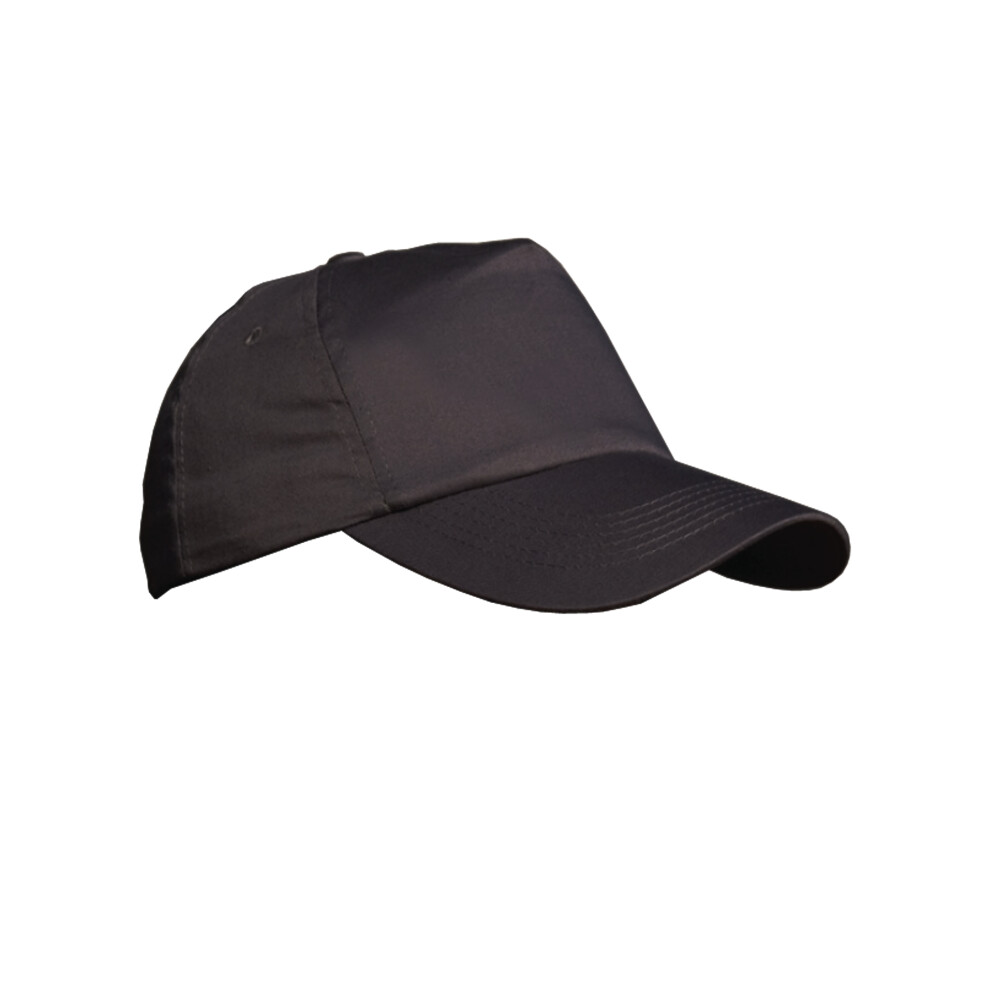 Result (One Size, Black) Unisex Plain Baseball Cap (Pack Of 2)