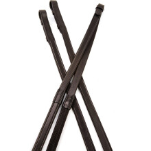 (54in, Brown) Collegiate One Sided Rubber Reins IV