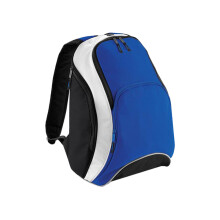 (One Size, Bright Royal/Black/White) Bagbase Teamwear Backpack / Rucksack (21 Litres) (Pack of 2)