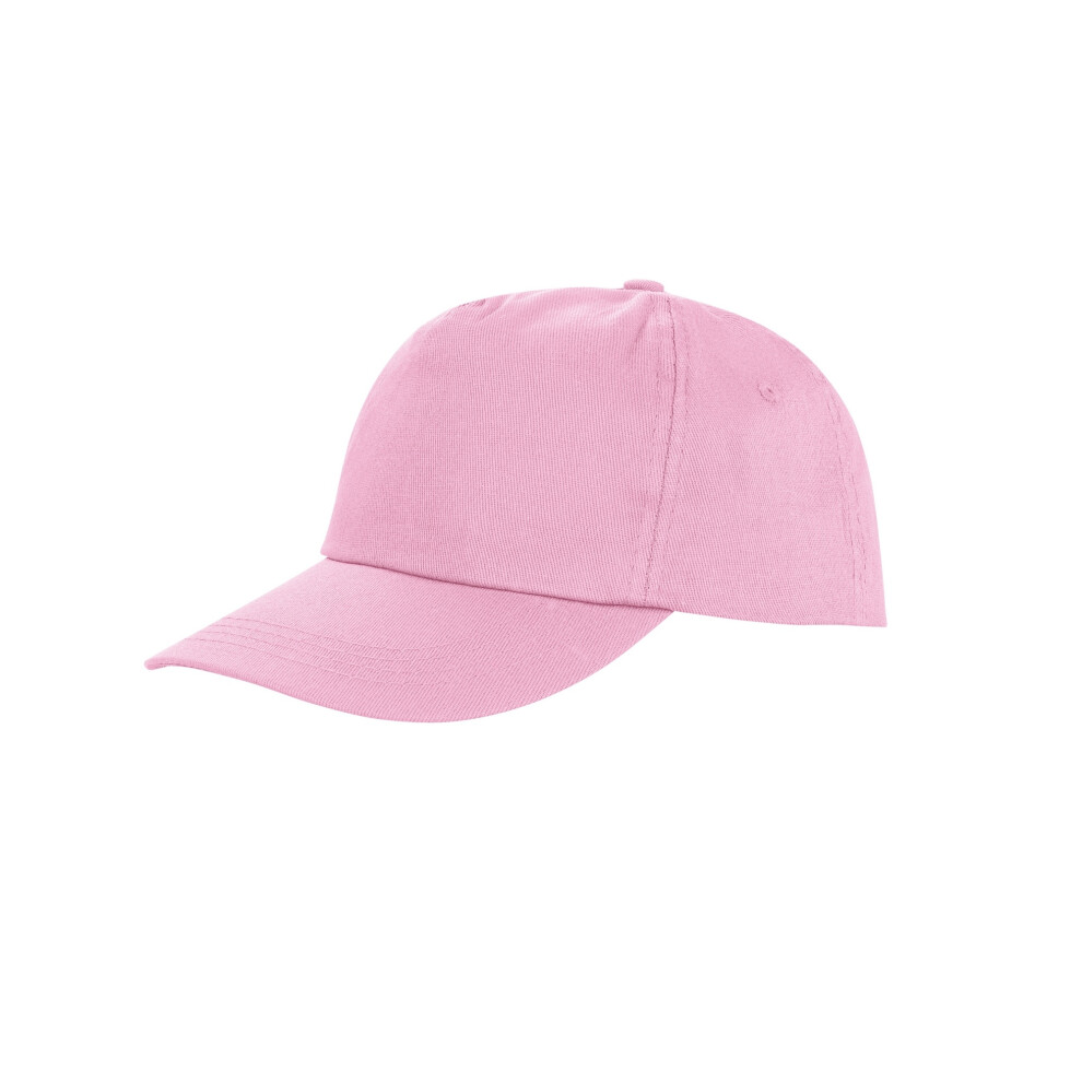 Result (One Size, Pink) Unisex Core Houston 5 Panel Printers Baseball Cap (Pack Of 2)