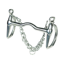 (5in, Silver) Lorina Uttoxeter Slotted Kimblewick