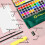 Artecho Watercolour Paint Set 100 Colors in Portable Box Including 3