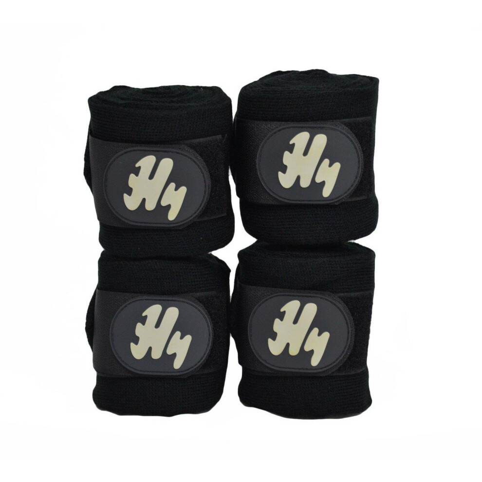 Hy Black (3M X 10Cm, ) Stable Bandage (Set Of 4)
