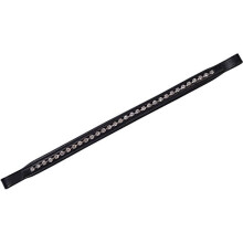 (Cob, Black) Collegiate Large Diamante Leather Browband