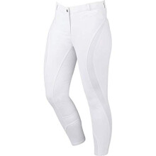 (Ladies 14/32in, White) Dublin Womens/Ladies Prime Gel Full Seat Breeches