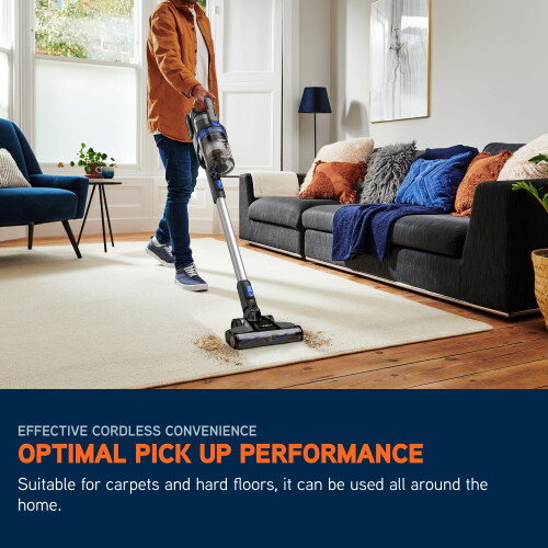 Vax Vax Pace Cordless Vacuum Cleaner Lightweight 31kg 40 Minute Runtime Boost M 2