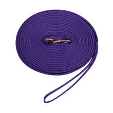 (One Size, Purple/Black) Kincade Two Tone Padded Lunging Rein